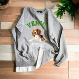 600D-027 VENICE DOG LAYERED SWEAT SHIRTS