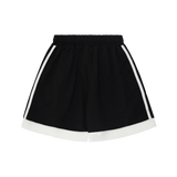 LAYERED RUSTLE HALF PANTS (3 COLORS)