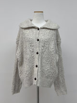 Granma Collar Knit Cardigan