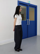 MOOD INDIGO PIN STRIPE CURVED DENIM code 26200