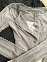 Button Layering Tee