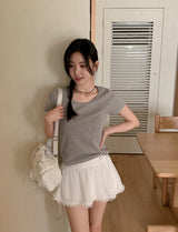 Soft Modal Basic Short Sleeve T-shirt (6color)