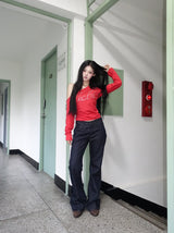 chaser boot-cut jeans