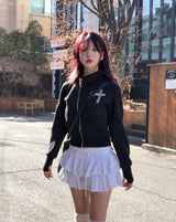 エキティアードカットキュロットミニスカート