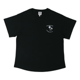 FMW フラワーロゴ Tシャツ (W) - ブラック