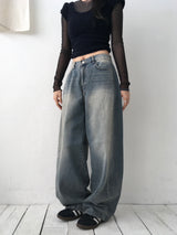 Wide volume jeans
