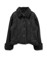 Standard Collar Suede Mustang_Black