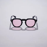 Vatic Vintage Optical Soto Black 8mm Bordeaux wine red lens with French crown thick-cut acetate frame