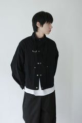 buckle neck field jacket
