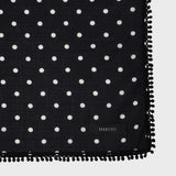 Dot Lace Scarf (black)