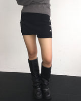 Snap skirt pants