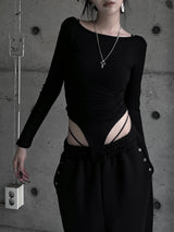 backless bodysuit T