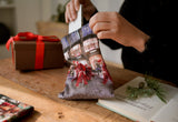 winter santa pouch