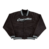 TBD Baseball Bomber Jacket Brown