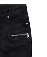 ZIP POCKET BOOTCUT DENIM (BLACK)