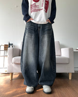 Washing Balloon Denim Pants