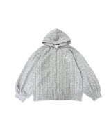 UNISEX カットケーブルジップパーカー