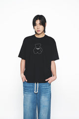 25SS デストロイデニムバドパンツ ブルー