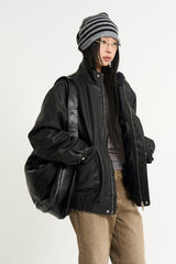 Bold cross hobo bag