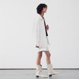 SAFARI SHIRT JACKET WHITE