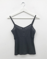 Epo Sheer Button Sleeveless (6color)