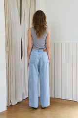 Shirring sleeveless top_gray