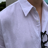 Wonderant Ice Cotton Linen Overfit Shirt