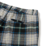 WIDE CHECKERED PANTS