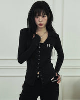 NEWALRIN Classic Button Shirt Top