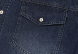 Deface Double Flap Pocket Denim Shirt