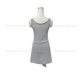 Tian snap layered wrap sleeveless