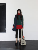 REVERSIBLE POCKET BAG (RED & NAVY)
