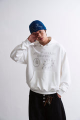 ENDURING EMBLEM HOODIE IVORY
