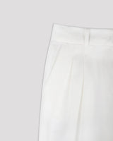  Chino pintuck pants_white
