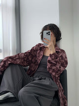 3 TAP Afterimage Flower Shirt (2color)