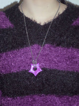 gleaming スタードットネックレス [purple]