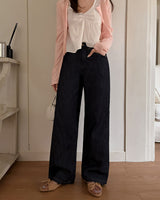 Peaty Wide Denim Pants