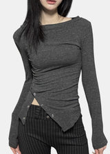 Snap Slim Long Sleeve