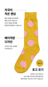 [3PACK] 1507 UNISEX DOT BASIC SOCKS - big dot purple colorpack