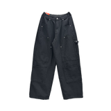 martin embroidered double-knee pants