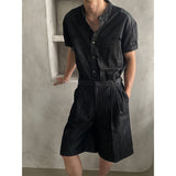 [S/S] クールツータックストラップバミューダパンツ（3color）