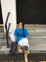 【即日発送】YWD ウェルカムTシャツ_ブルー (1color)