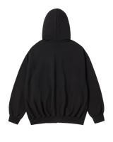 25FW ウォーキングACベアナッピングフーディージップアップ ブラック