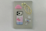 BERRY PATCHWORK SILVER EPOXY CASE 
