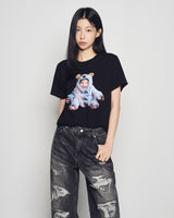 25FW WOMAN ベビーフェイスモンスターベイビー半袖Tシャツ