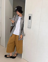 3ボタンヘンリーネックTシャツ