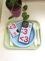 [MADE]ナンバー3 エモジ ケース (Sky blue) (magsafe)