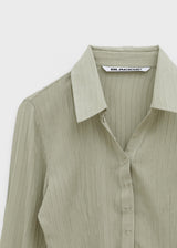 [MADE] Elsob Button Pleated Blouse