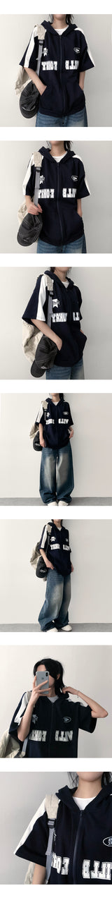 Of washing denim wide pants