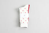 [3PACK] 1507 UNISEX DOT BASIC SOCKS - small dot ivory colorpack
